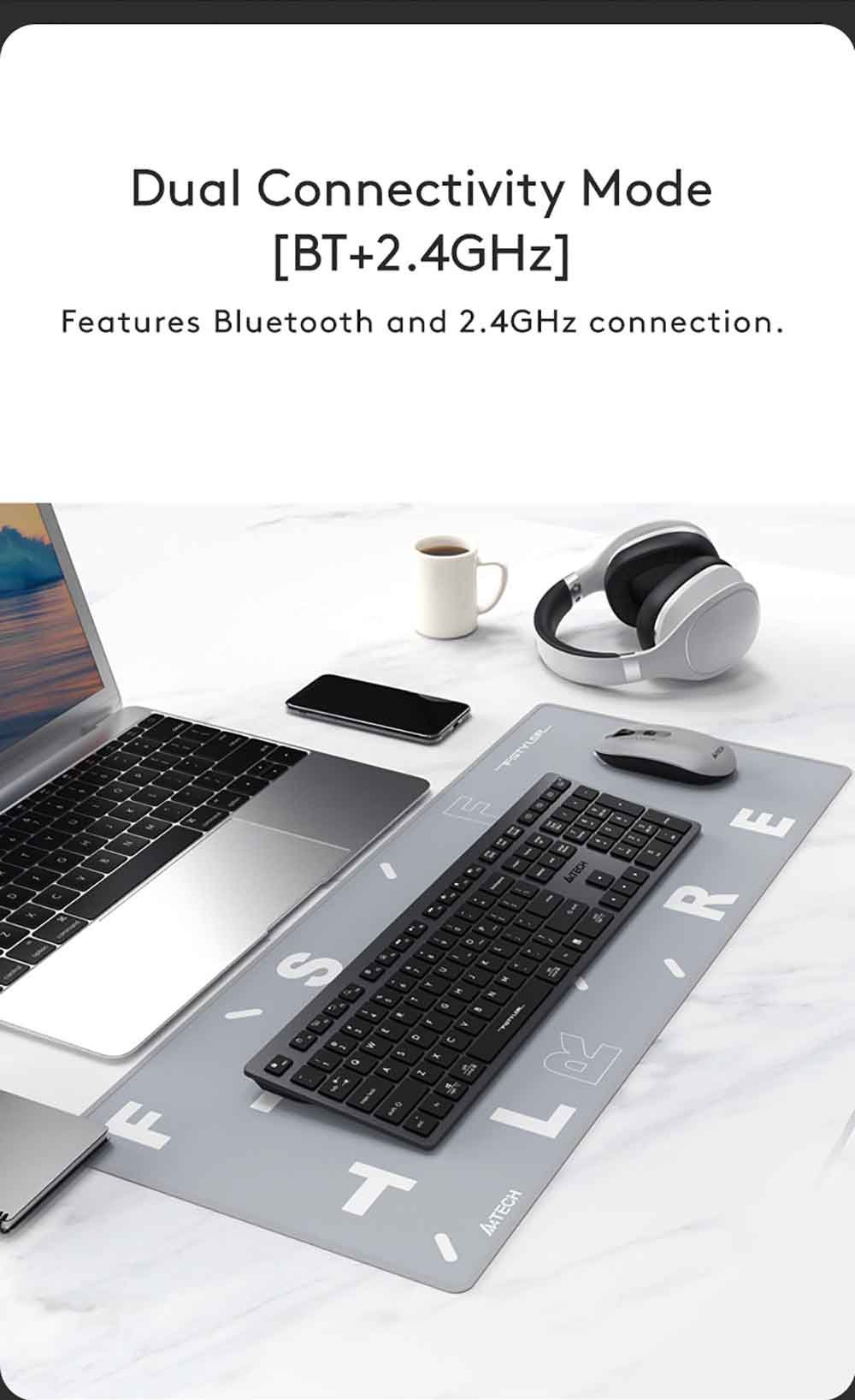 FBX50C Bluetooth & 2.4G Wireless KB Feature Breakdown 2
