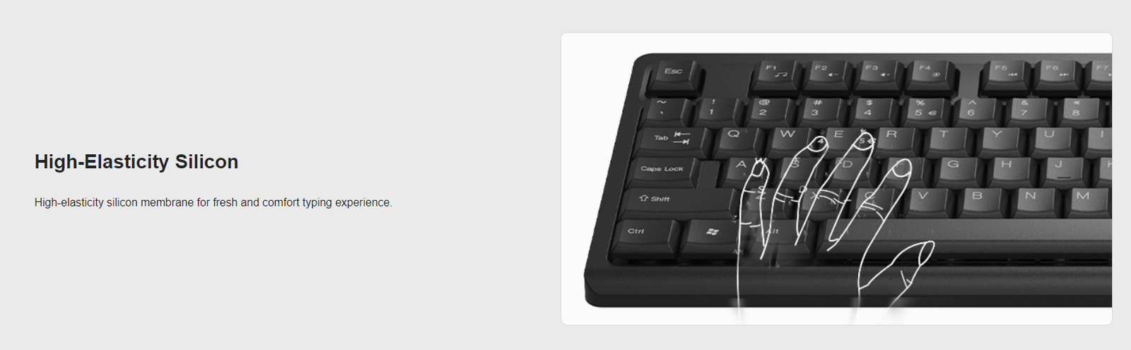 FG1200S 2.4G Wireless Desktop Set Feature Breakdown 7