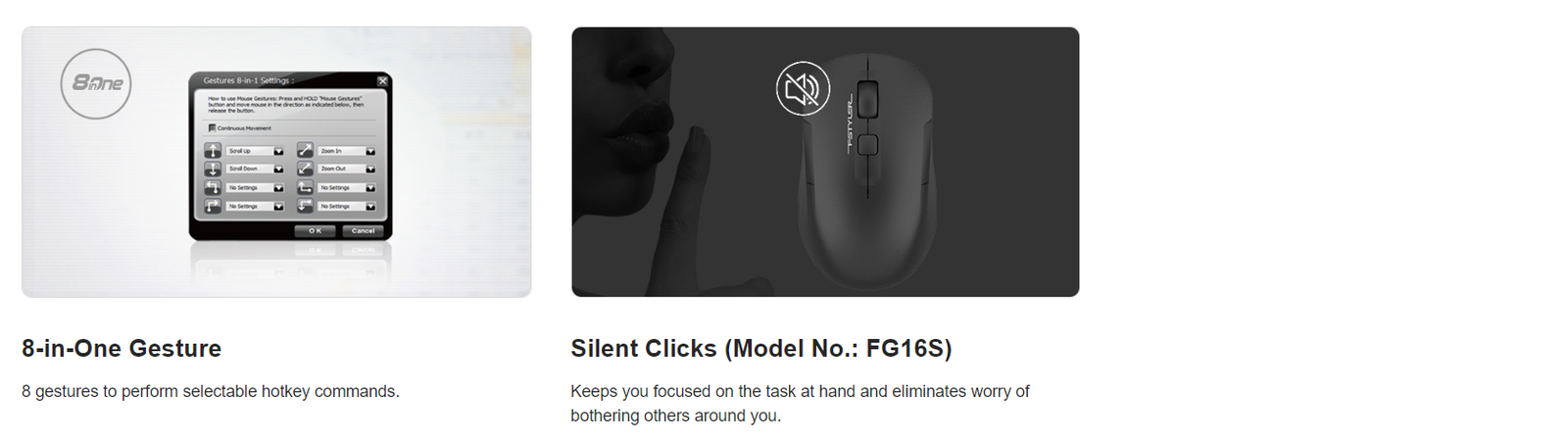 FG16S 2.4G Wireless Mouse Feature Breakdown 8