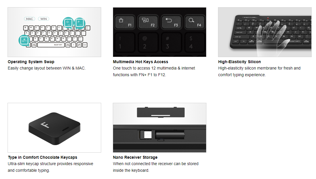 FG2200 Air 2.4G Wireless Combo Desktop Feature Breakdown 4
