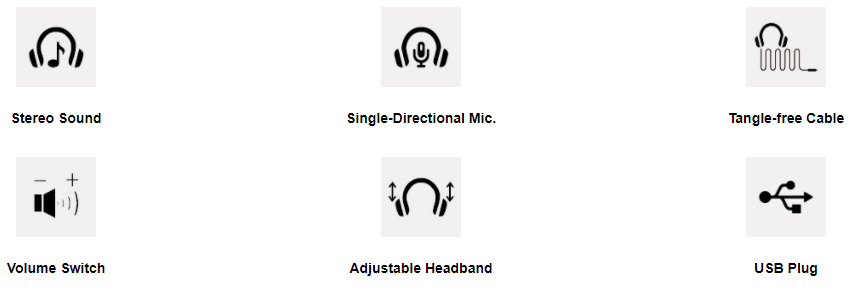 HS-30i ComfortFit Stereo Headset - 3.5mm Feature Breakdown 1