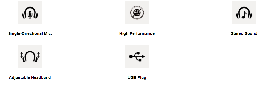 HU-35 ComfortFit Stereo USB Headset Feature Breakdown 1