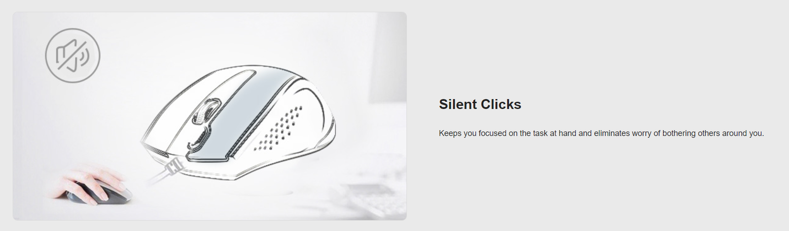 N-500FS Wired Silent Mouse Feature Breakdown 2