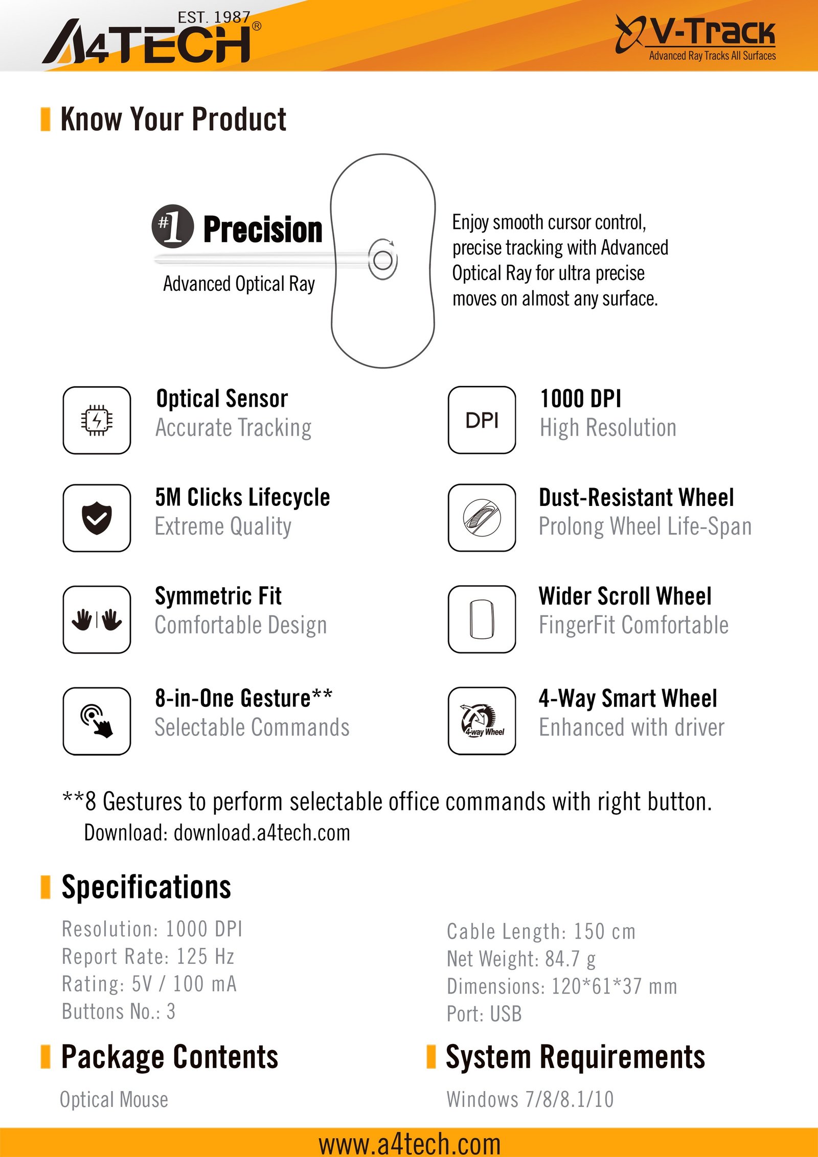 OP-330S Wired Optical Mouse Feature Breakdown 2