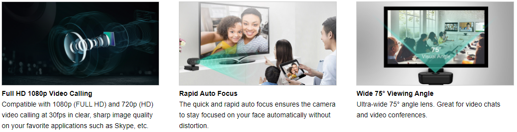 A4Tech PK-940HA FHD 1080P AF Webcam Feature Breakdown 1