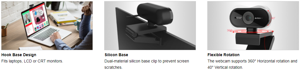 A4Tech PK-940HA FHD 1080P AF Webcam Feature Breakdown 3