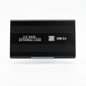 USB 2.0 2.5 Inch SATA HDD and SSD External Enclosure Case (Metal Body)