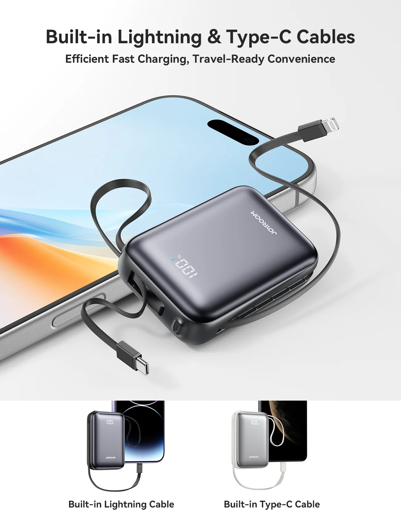 Joyroom JR-PBF29 22.5W Mini Power Bank 20000mAh (Black) - Image 3