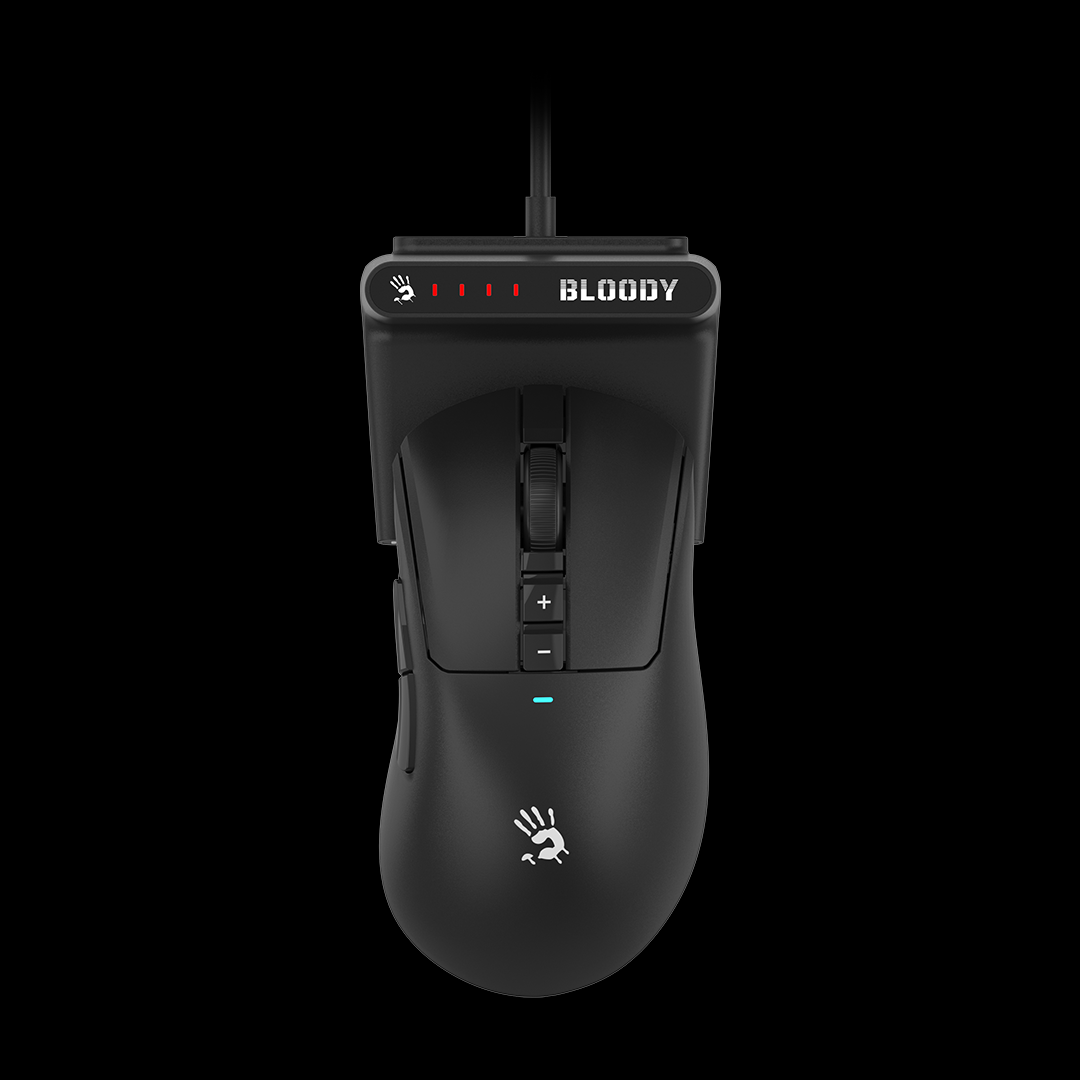 Bloody R73 Ultra Duo Dual Mode Wireless Gaming Mouse (Cypher Ghost) - Image 2