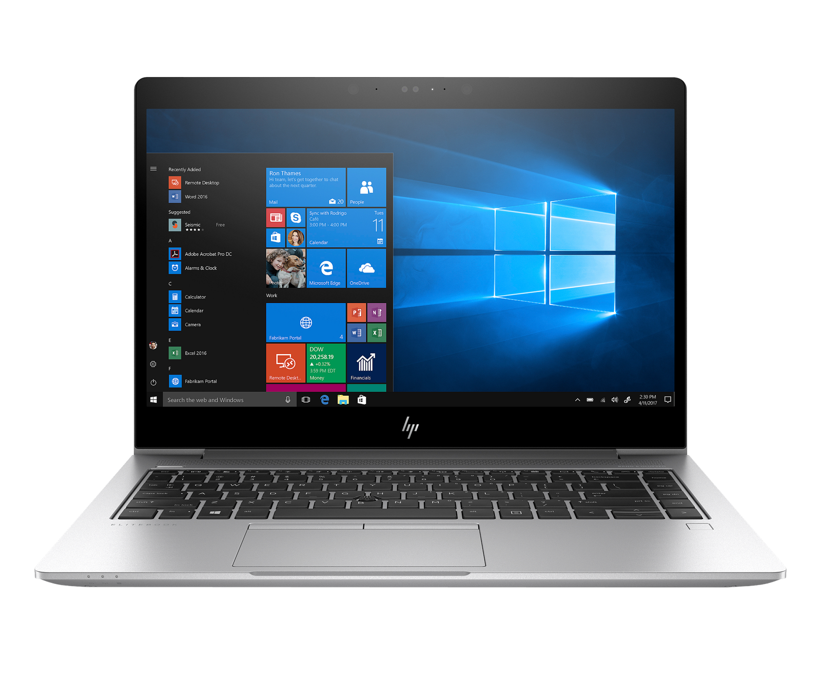 HP EliteBook 850 G6, 15.6-inch, 8th Gen Core i5, 8GB RAM, 256GB SSD, Intel UHD Graphics, Numpad, Eng-US, Natural Silver