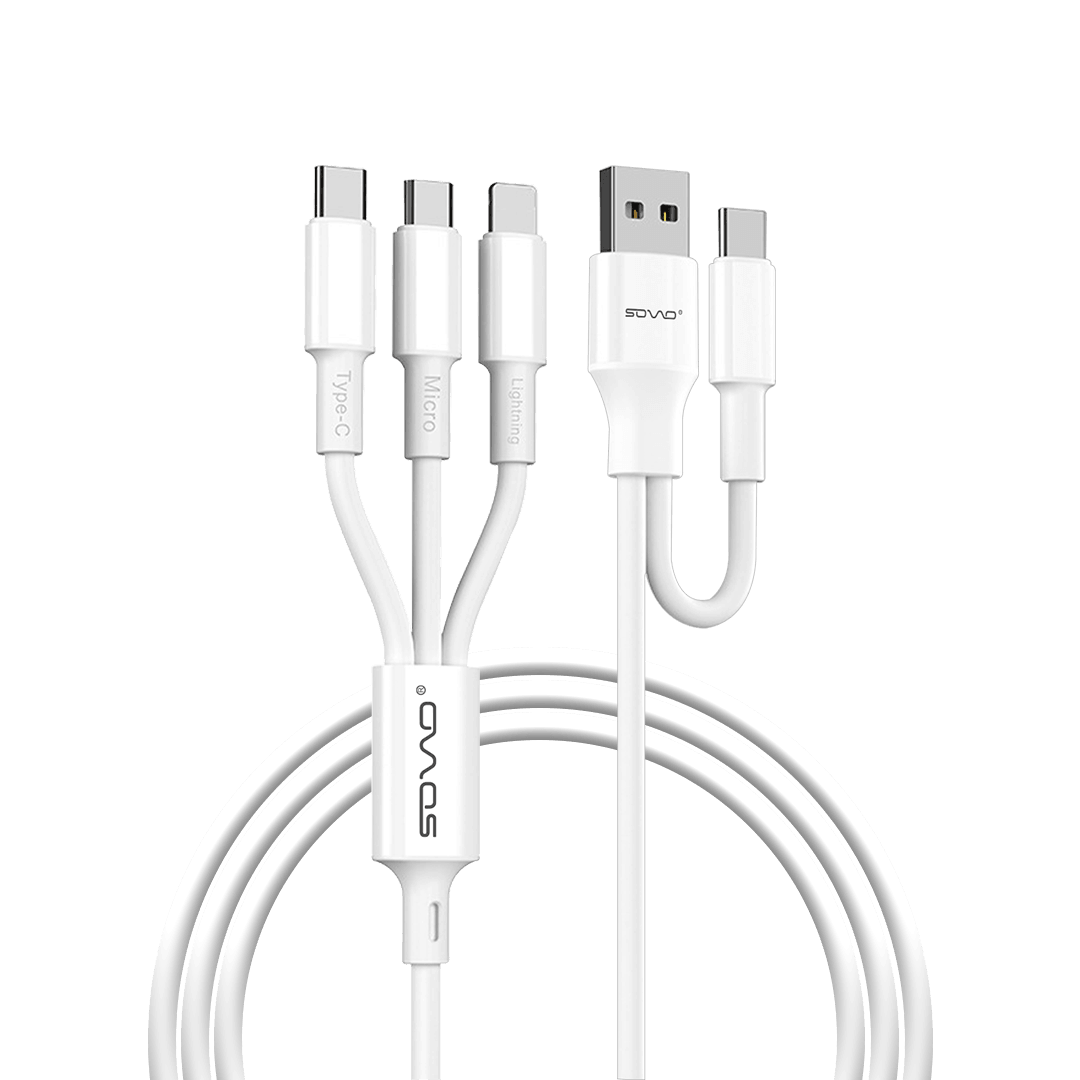 SOVO SC-501 (3 In 2) Fast Charging Data Cable