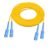 5M Fiber Patchcord Sc/upc Sm Duplex Dual Core Optical Cable (2PCS pack)