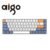 Aigo A68 Tri-Mode Wireless Mechanical Keyboard with Yellow Switches