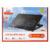 Hawk 211 laptop 2 Fan cooling Pad Ergonomic Cooling Pad with Adjustable Height (Black)