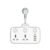 Ldnio SC2413 2-Outlet Universal Extension Socket with PD & QC 3.0 Fast Charger