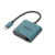 Onten USB-C to VGA Adapter with RJ45(100M) UC289