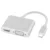 USB 3.1 Type C to VGA + HDMI 4K*2K Adapter